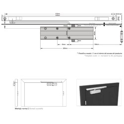 CIERRAPUERTAS MOD. V21-L P