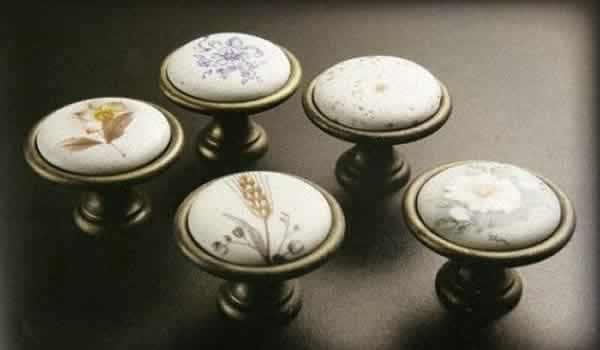 pomos de porcelana